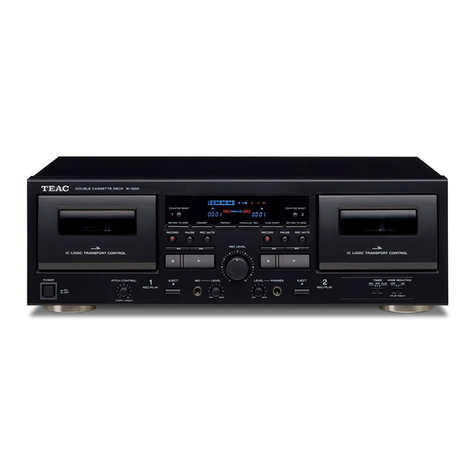 Teac W-1200 User manual