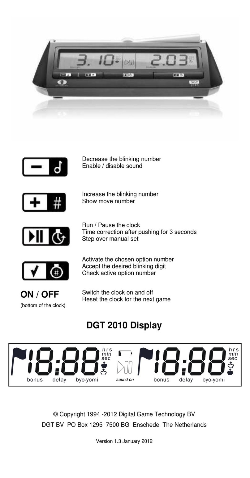 Digital Game Technology DGT 2010 manual