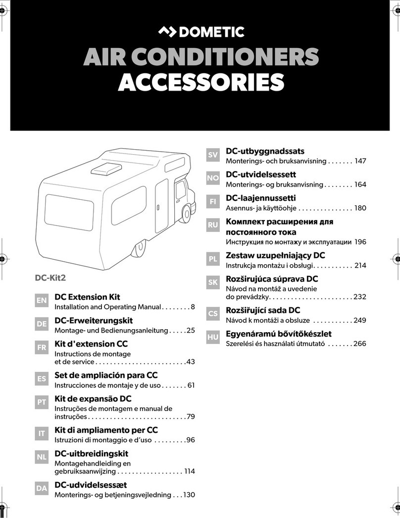 Dometic DC-Kit2 User manual