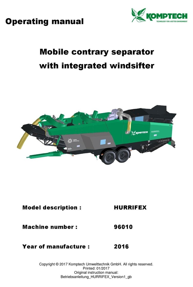 Komptech HURRIFEX User manual