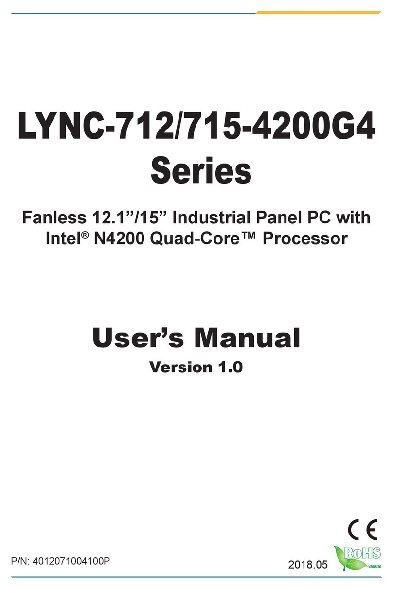 Arbor Technology LYNC-712-4200G4 Series user manual