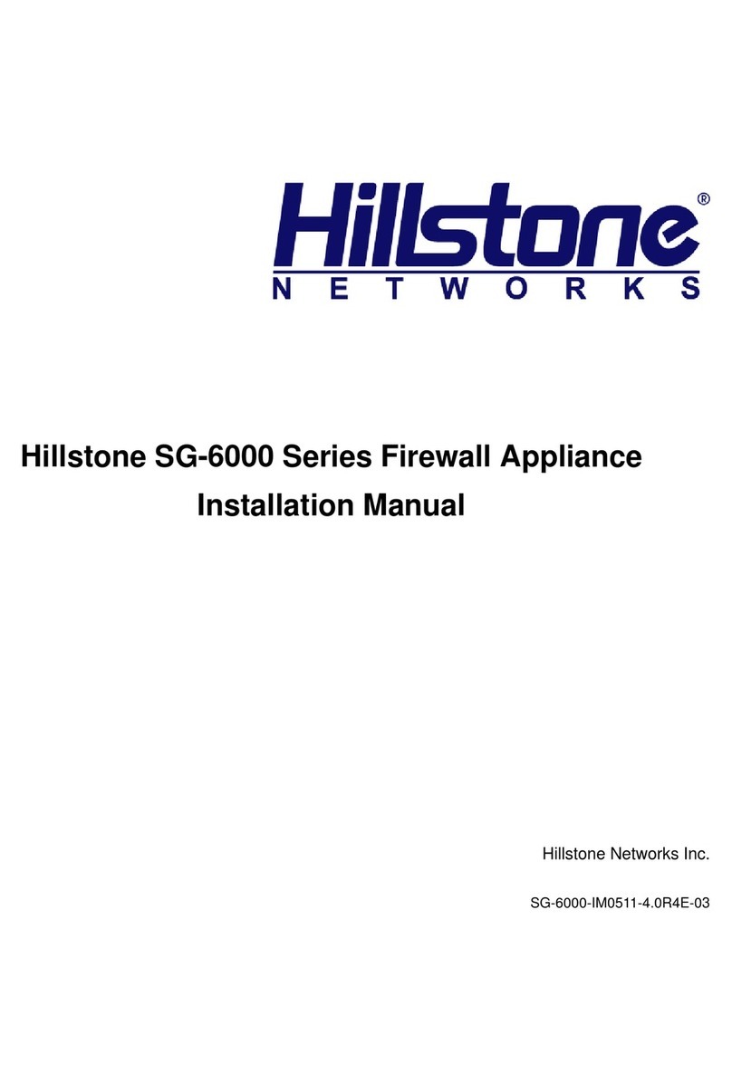 Hillstone SG-6000-X5100 User manual