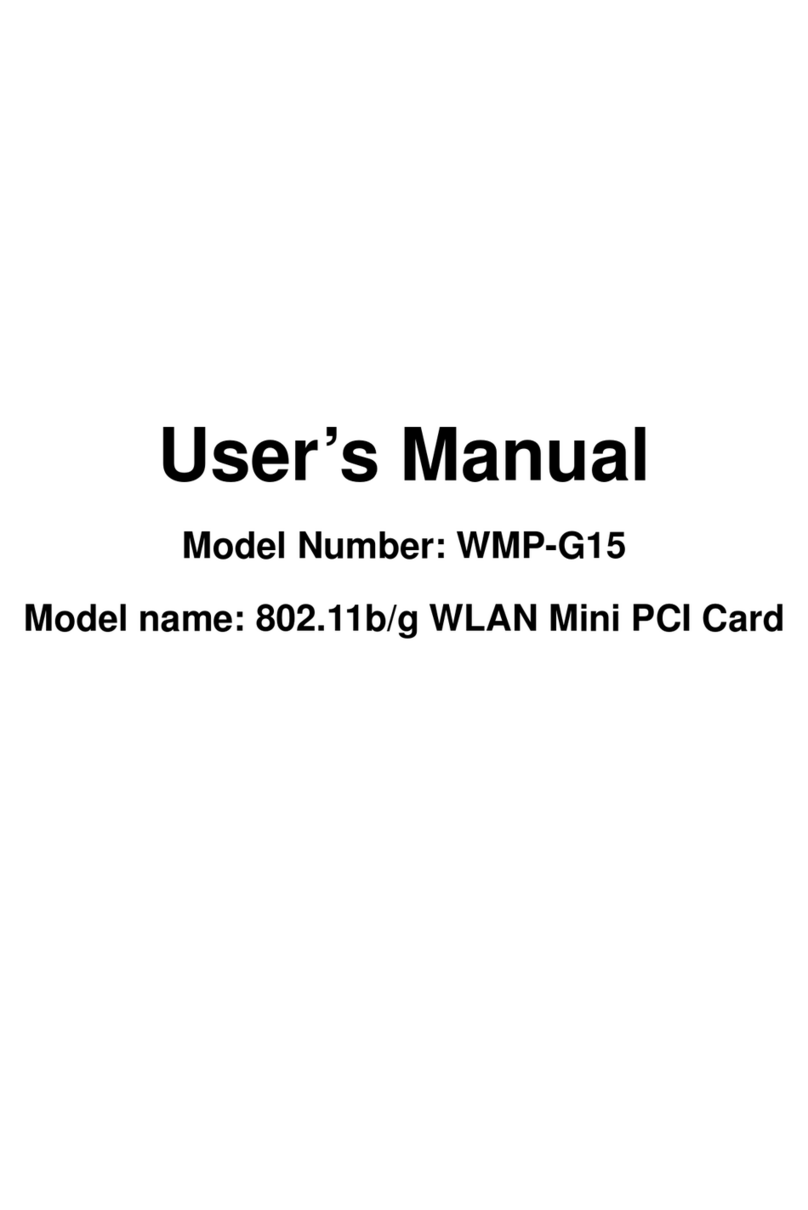 Alpha Networks WMP-G15 User manual