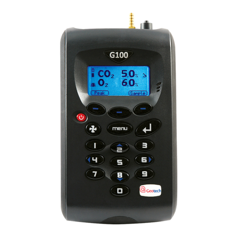 Geotech G110 User manual