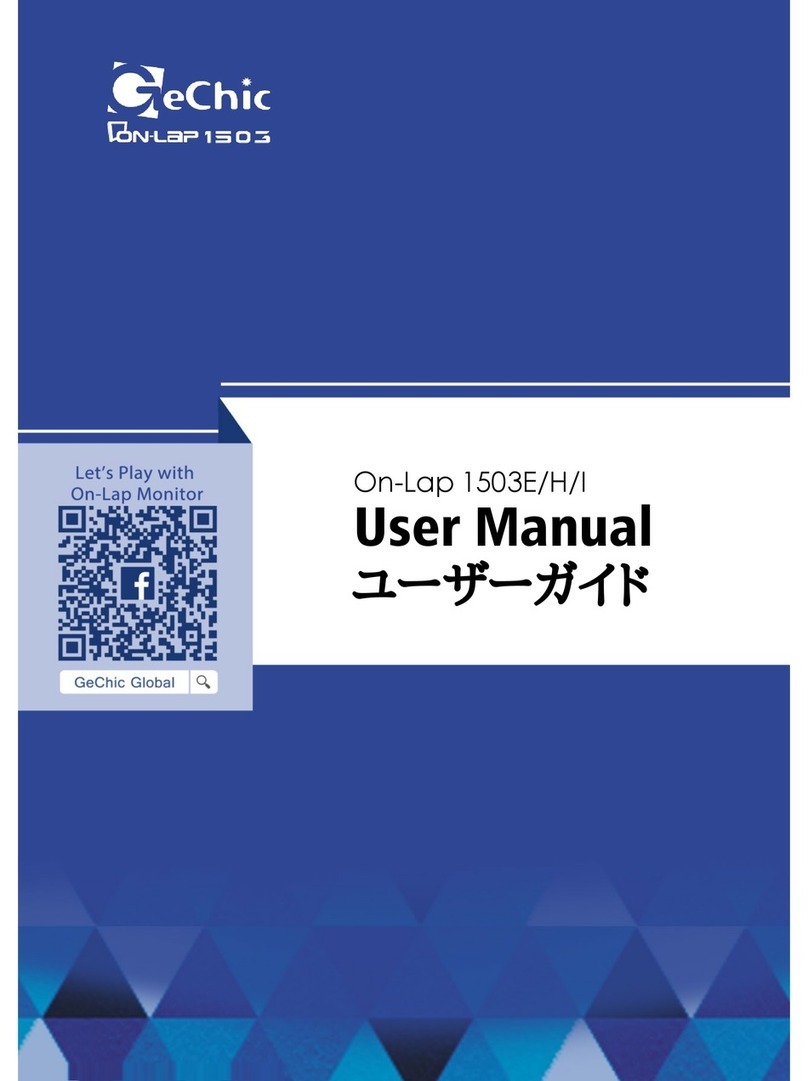 GeChic On-Lap 1503E User manual