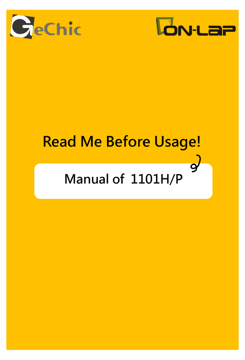 GeChic On-Lap 1101H User manual