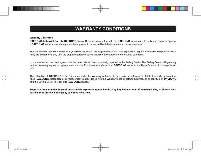 Kioti KL135 User manual
