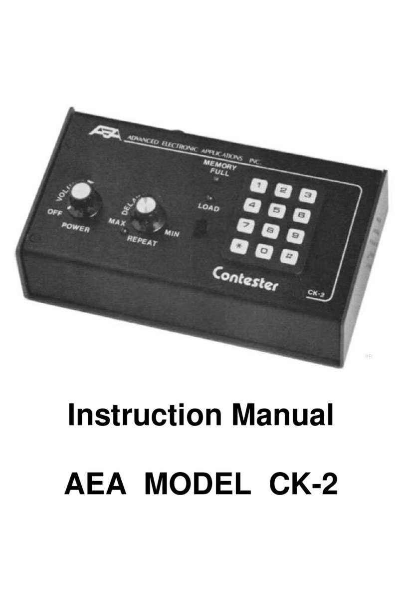AEA CK-2 instruction manual