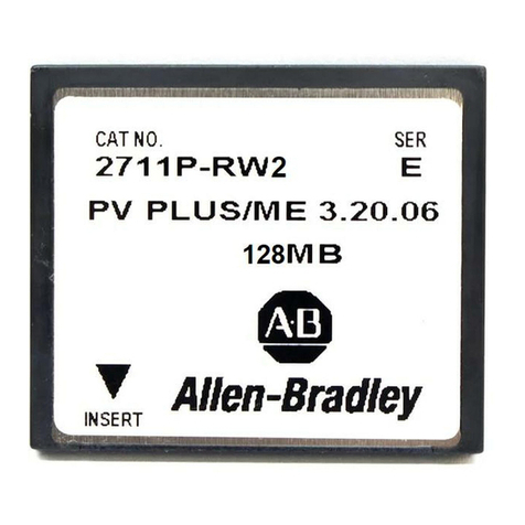 Allen-Bradley PanelView 2711P-RW1 installation instructions