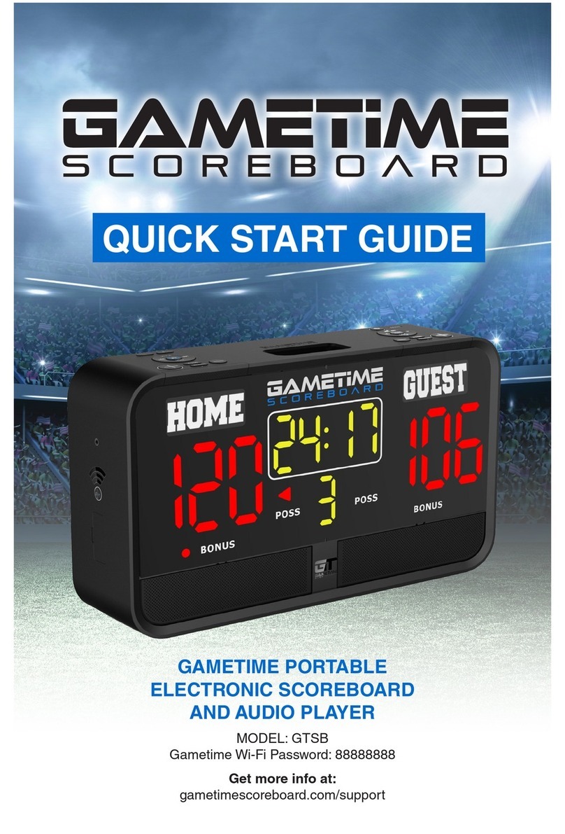 Gametime GTSB quick start guide