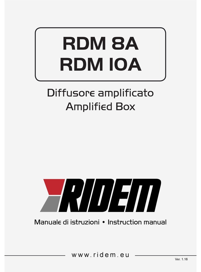 Ridem RDM 8A User manual