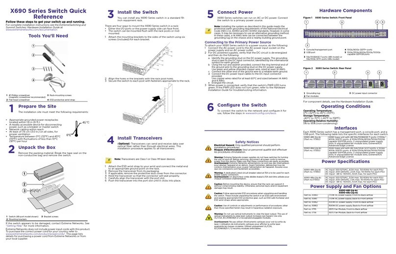 Extreme Networks X690-48t-2q-4c User manual