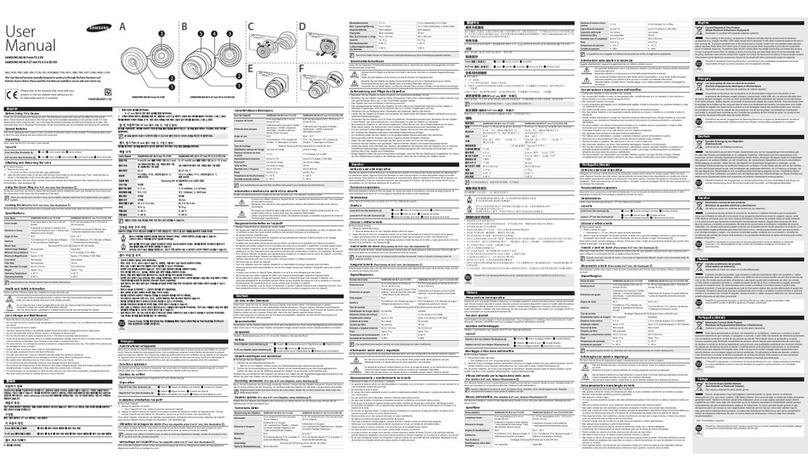 Samsung NX-M 9 mm F3.5 ED User manual