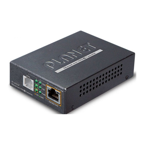 Planet VC-231GP User manual Planet VC-231GP User manual