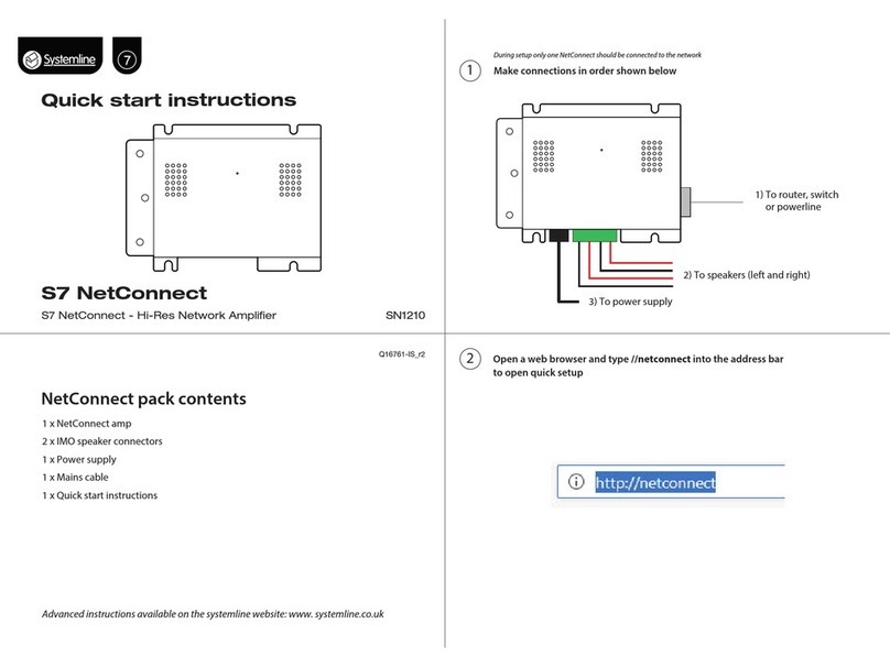 Systemline S7 NetConnect Programming manual