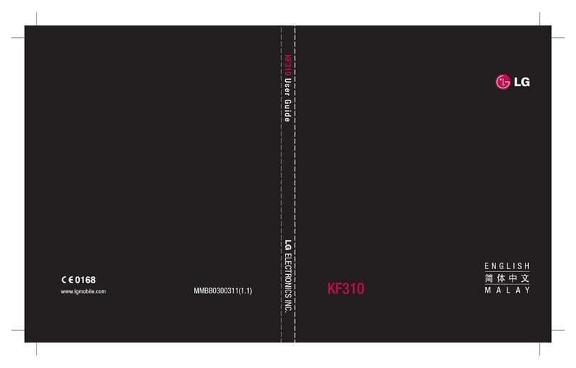 LG KF310 user guide