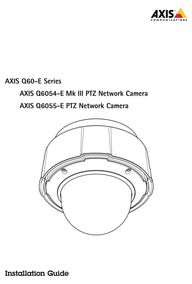 Axis Q6054-E User manual