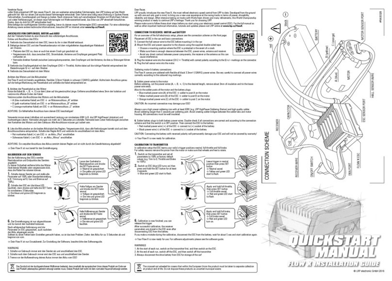 LRP electronic FLOW X installation manual