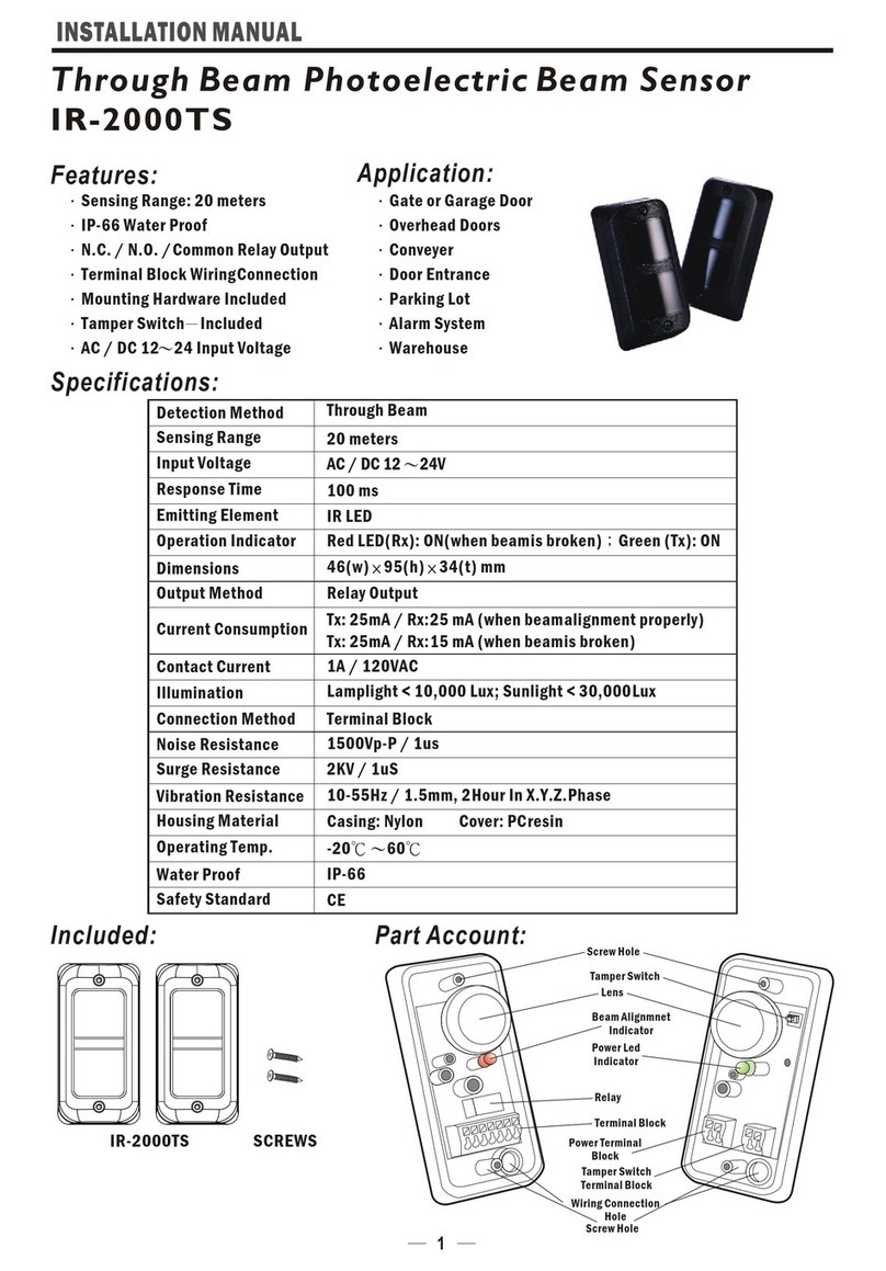 SCS IR-2000TS installation manual