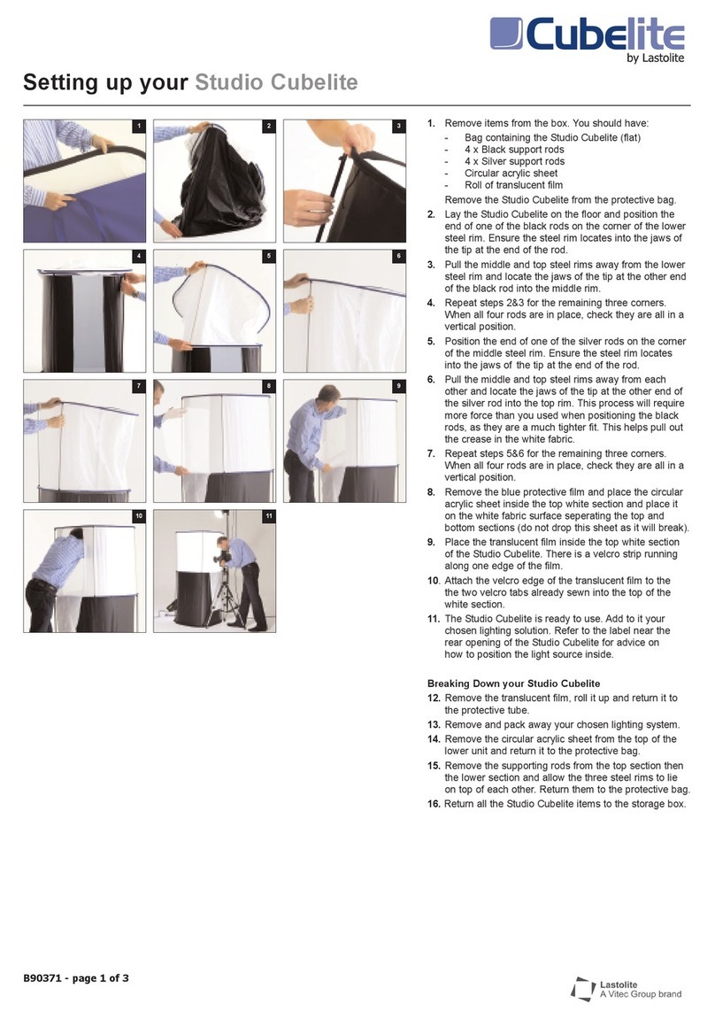 Lastolite Cubelite Setting-up guide