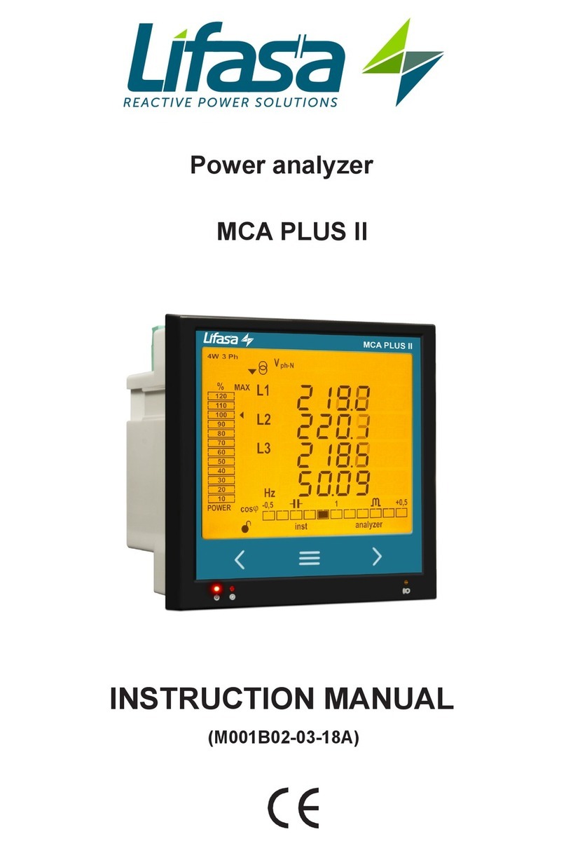 Lifasa MCA PLUS II instruction manual