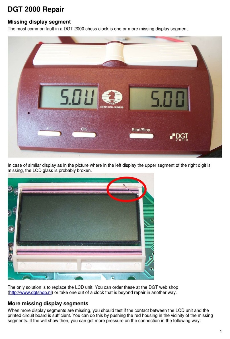 Digital Game Technology DGT 2000 Assembly instructions