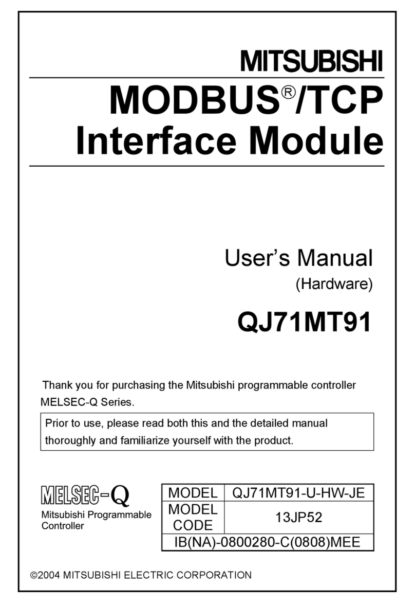 Mitsubishi QJ71MT91 User manual