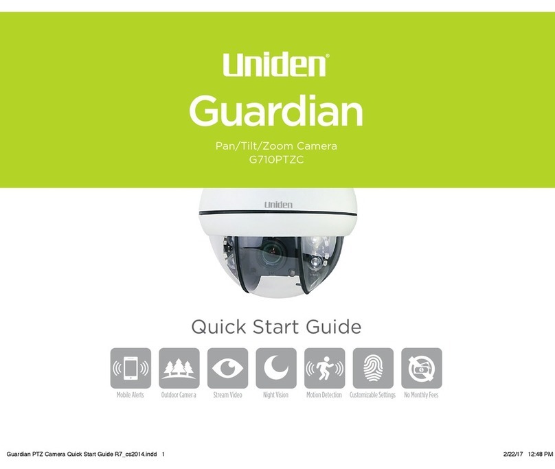 Uniden Guardian G710PTZC User manual