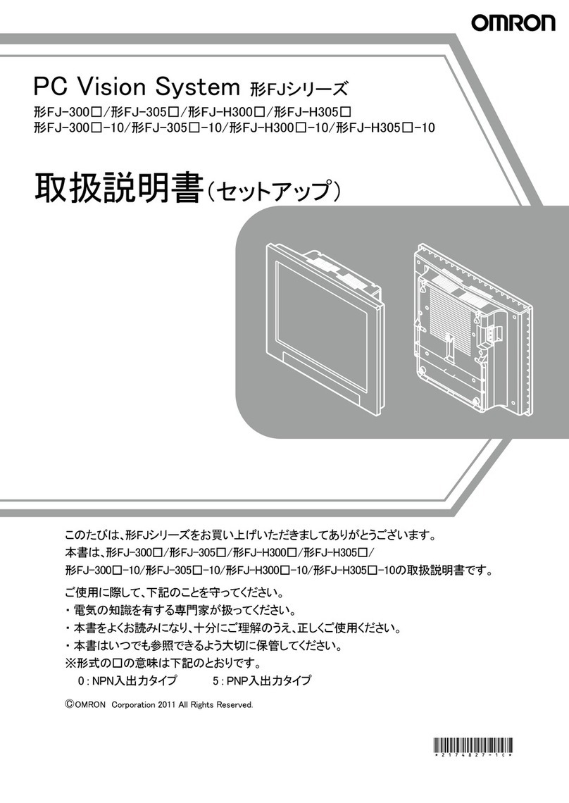 Omron FJ-3000-10 User manual
