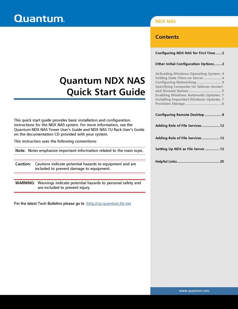 Quantum NDX Series User manual
