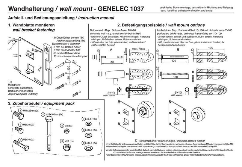 Genelec 1037 User manual