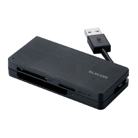 Elecom MR3-K012BK User manual