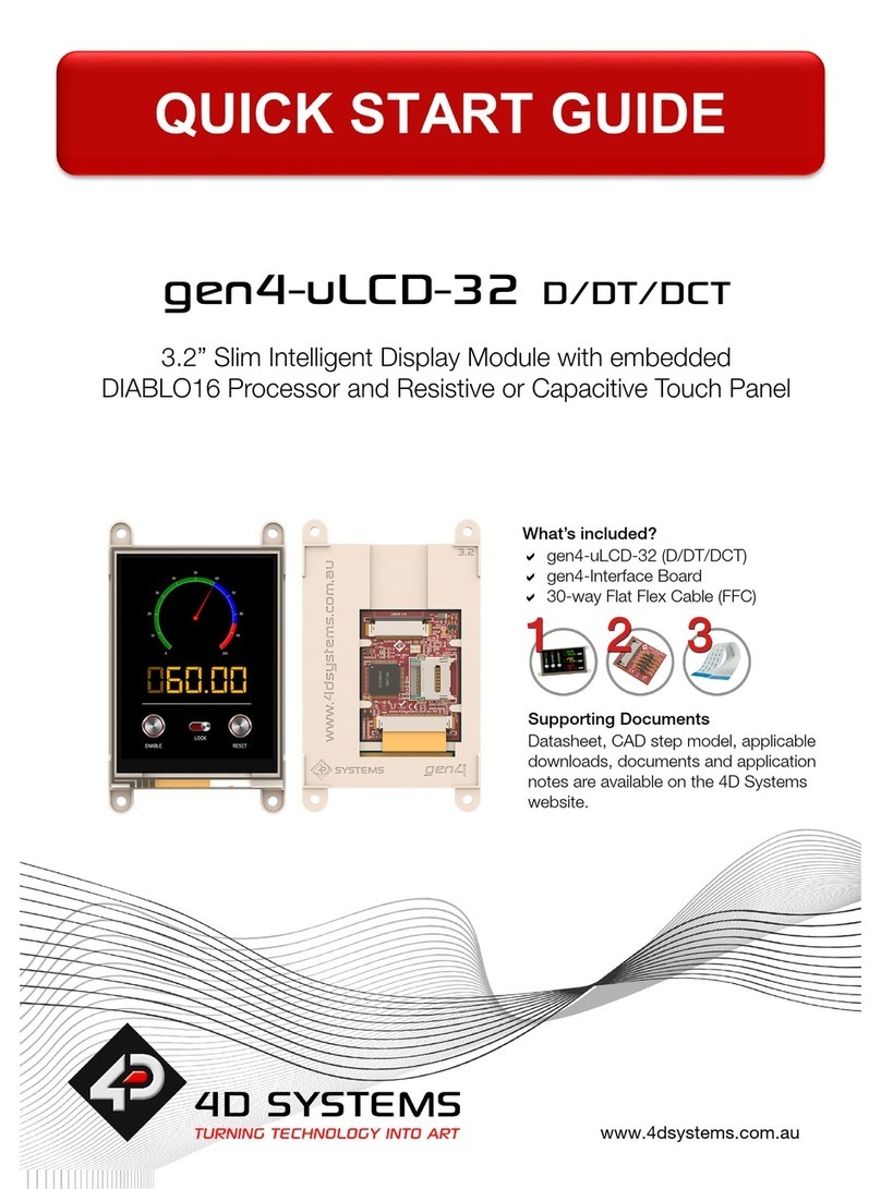 4D systems gen4-uLCD-32D User manual