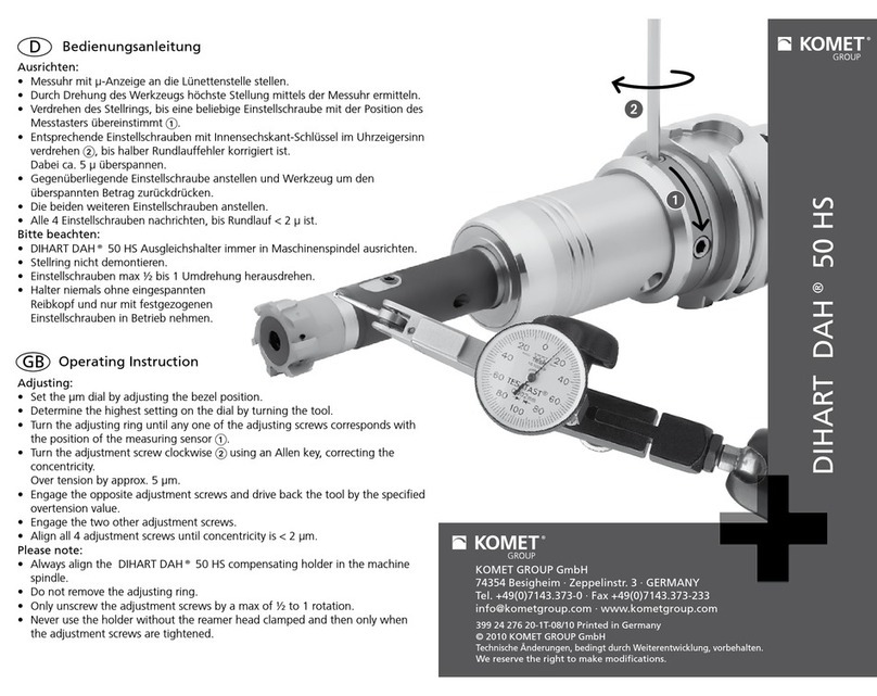 Komet DIHART DAH 50 HS User manual