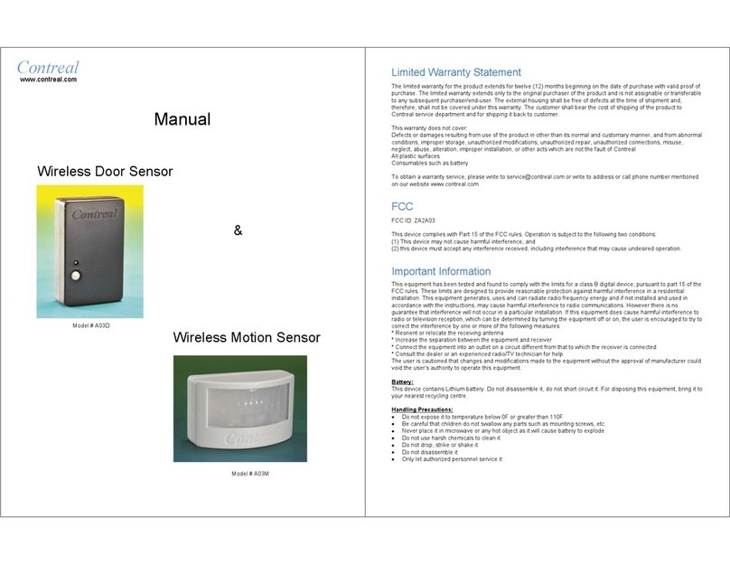 Contreal A03M manual