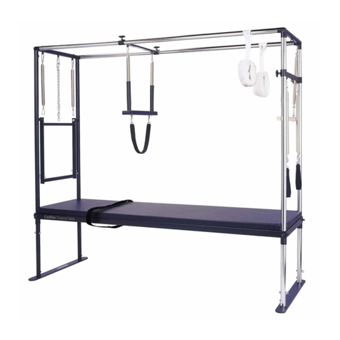 STOTT PILATES CADILLAC/TRAPEZE TABLE owner's manual STOTT PILATES CADILLAC/TRAPEZE TABLE owner's manual