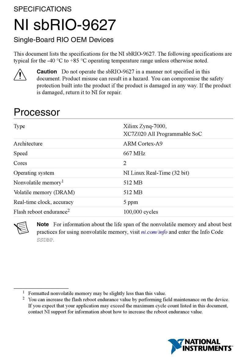 National Instruments NI sbRIO-9627 specification