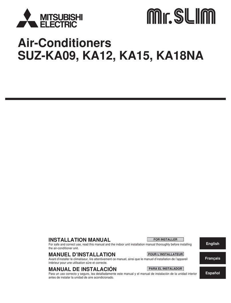 Mitsubishi Electric Mir.SLIM SUZ-KA09 User manual