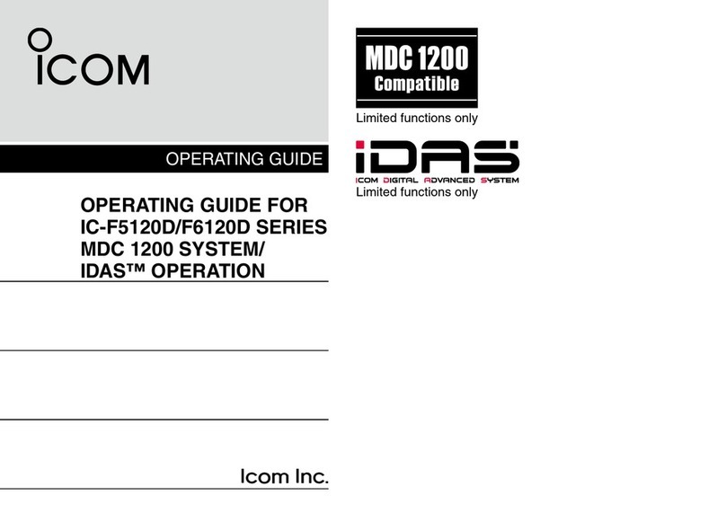 Icom IC-F5120D Series User manual