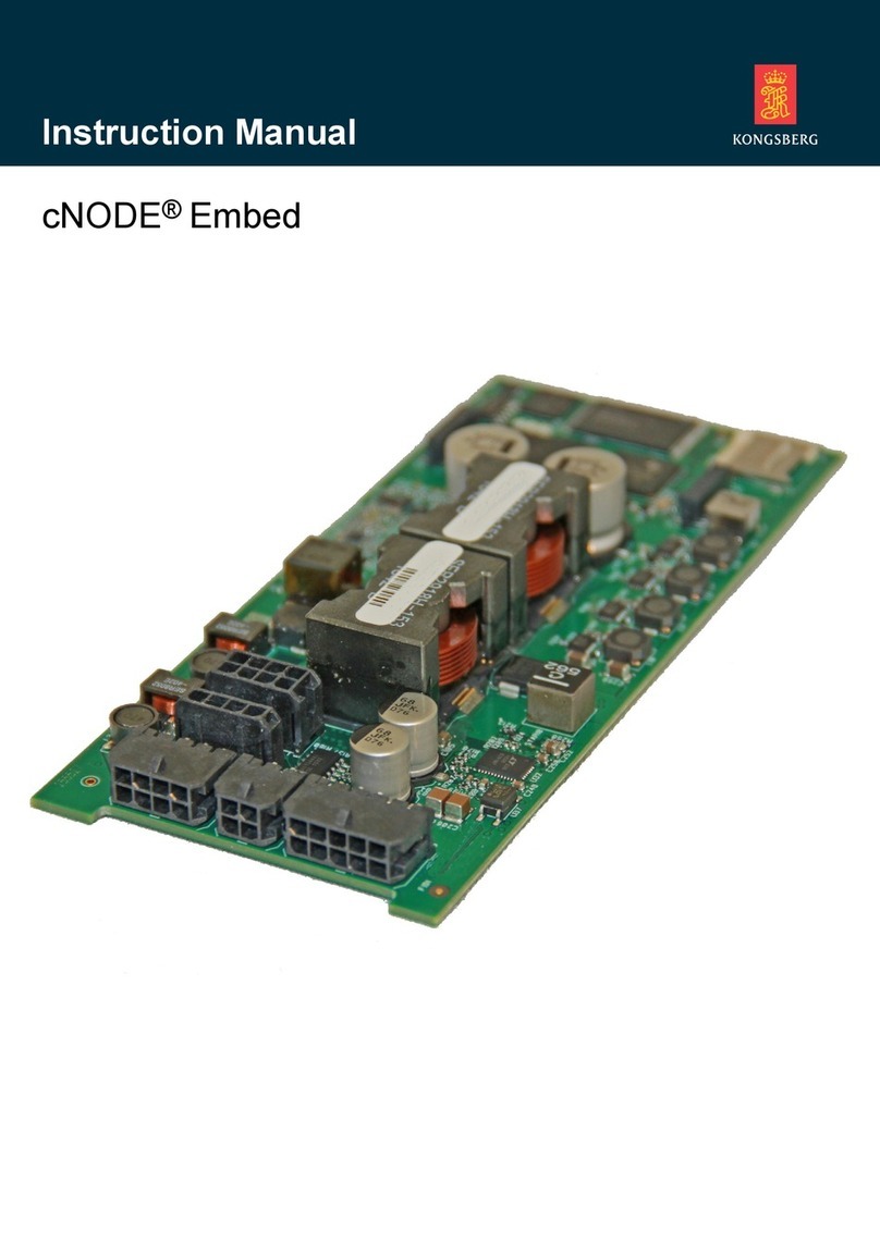Kongsberg cNODE Embed instruction manual