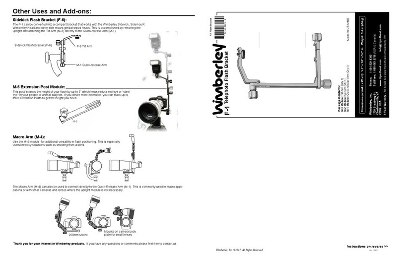 Wimberley F-1 manual Wimberley F-1 manual