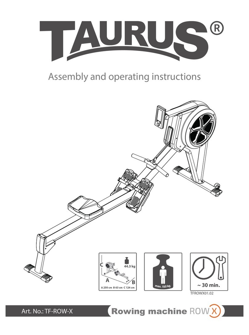 Taurus TF-ROW-X Assembly and operating instructions