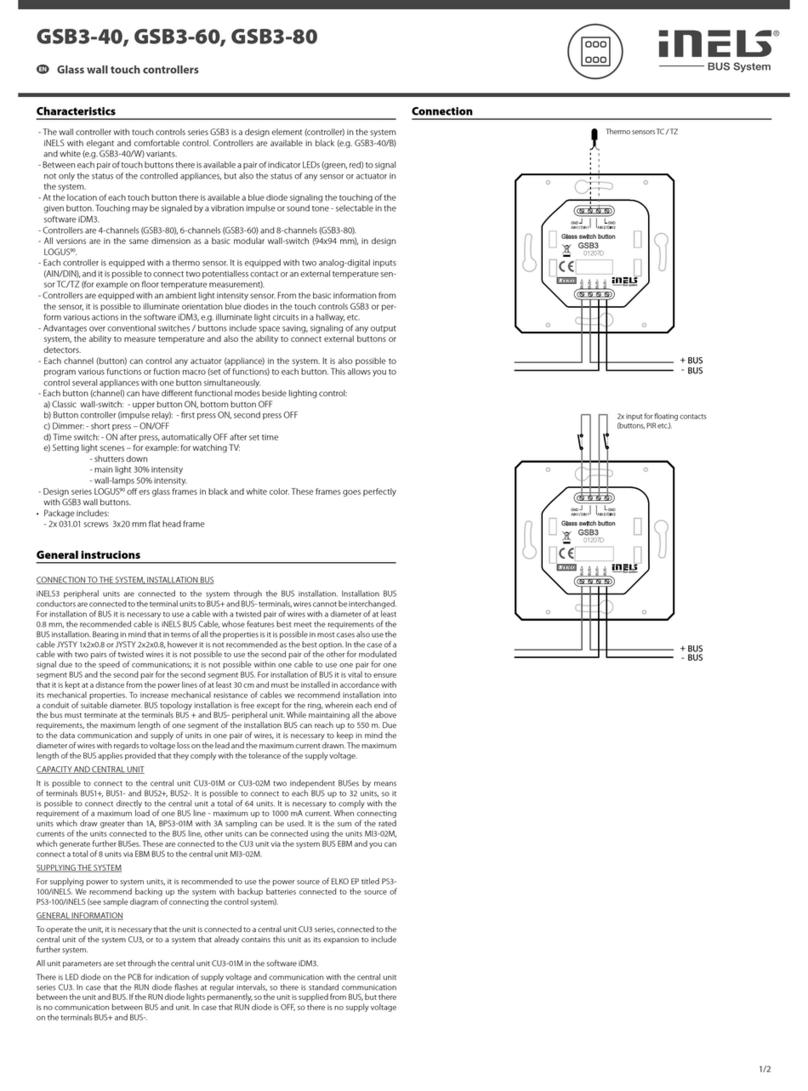 iNels GSB3-40 User manual