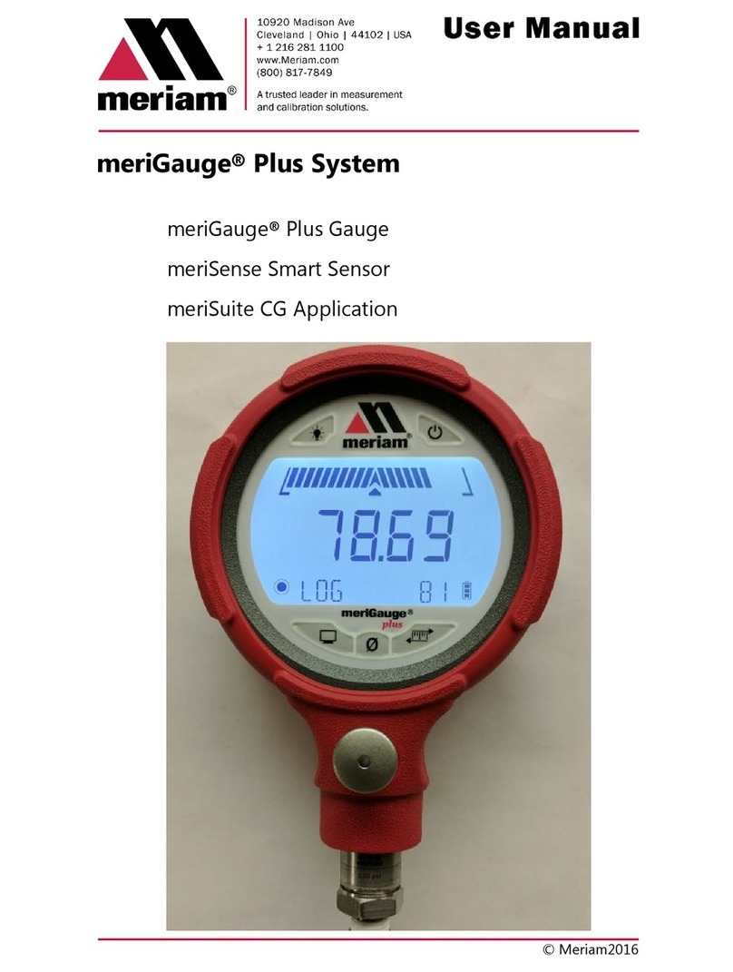 Meriam meriGauge Plus User manual
