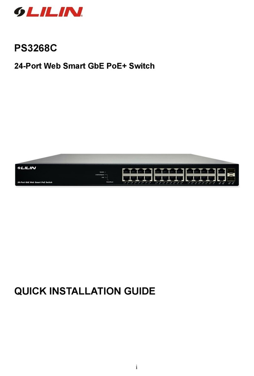 Lilin PS3268C Quick installation guide