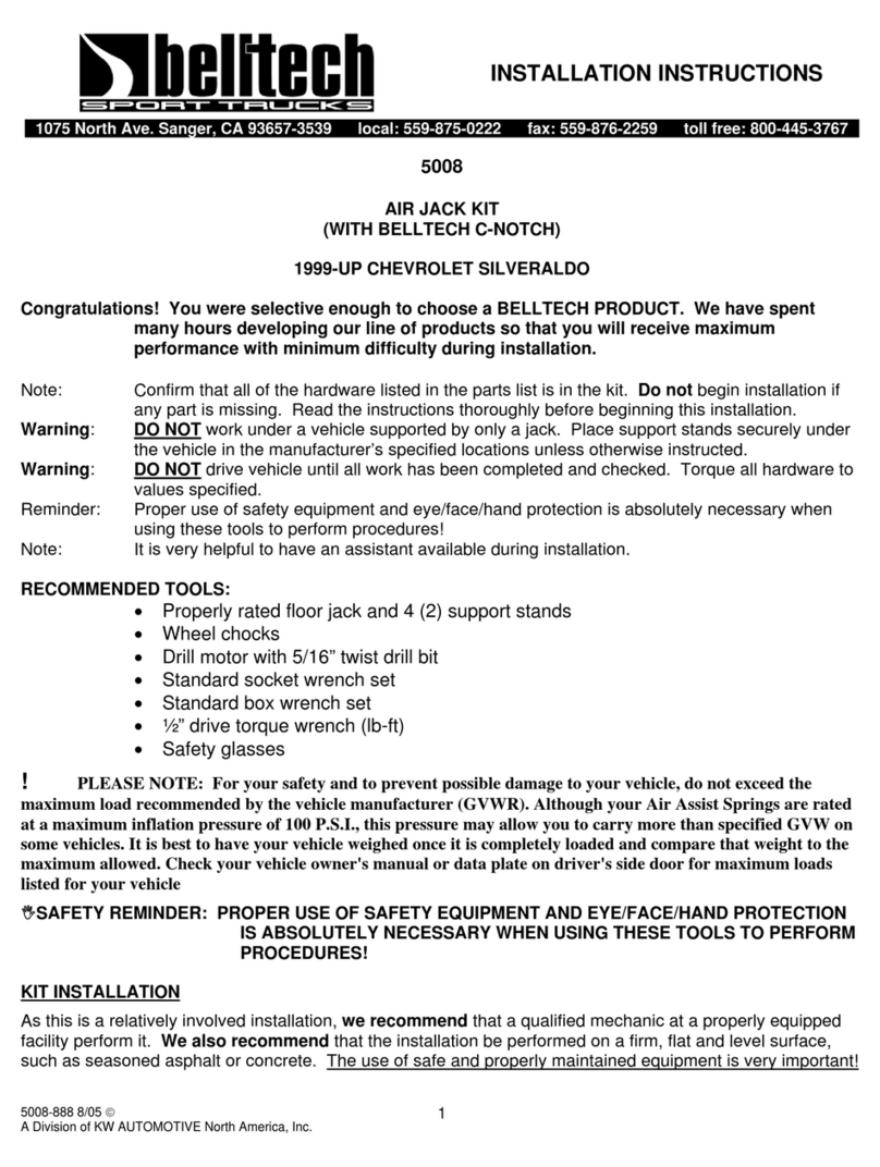 Belltech 5008 installation instructions