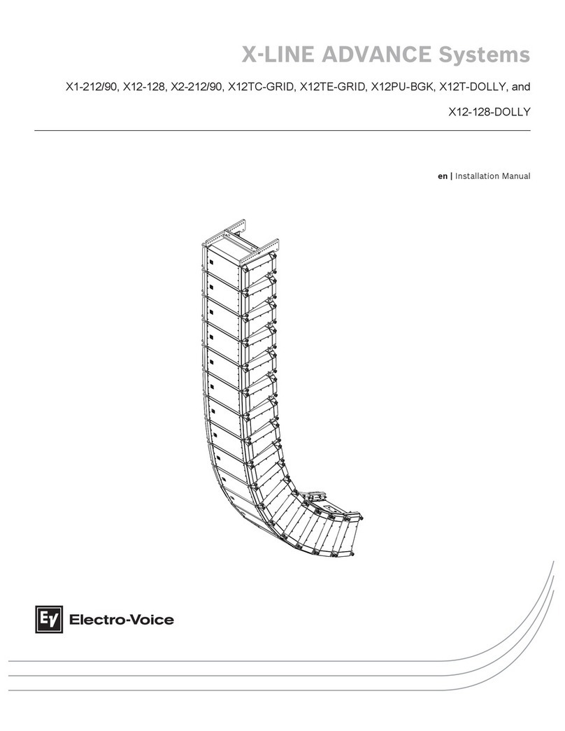 Electro-Voice X1-212/90 installation manual