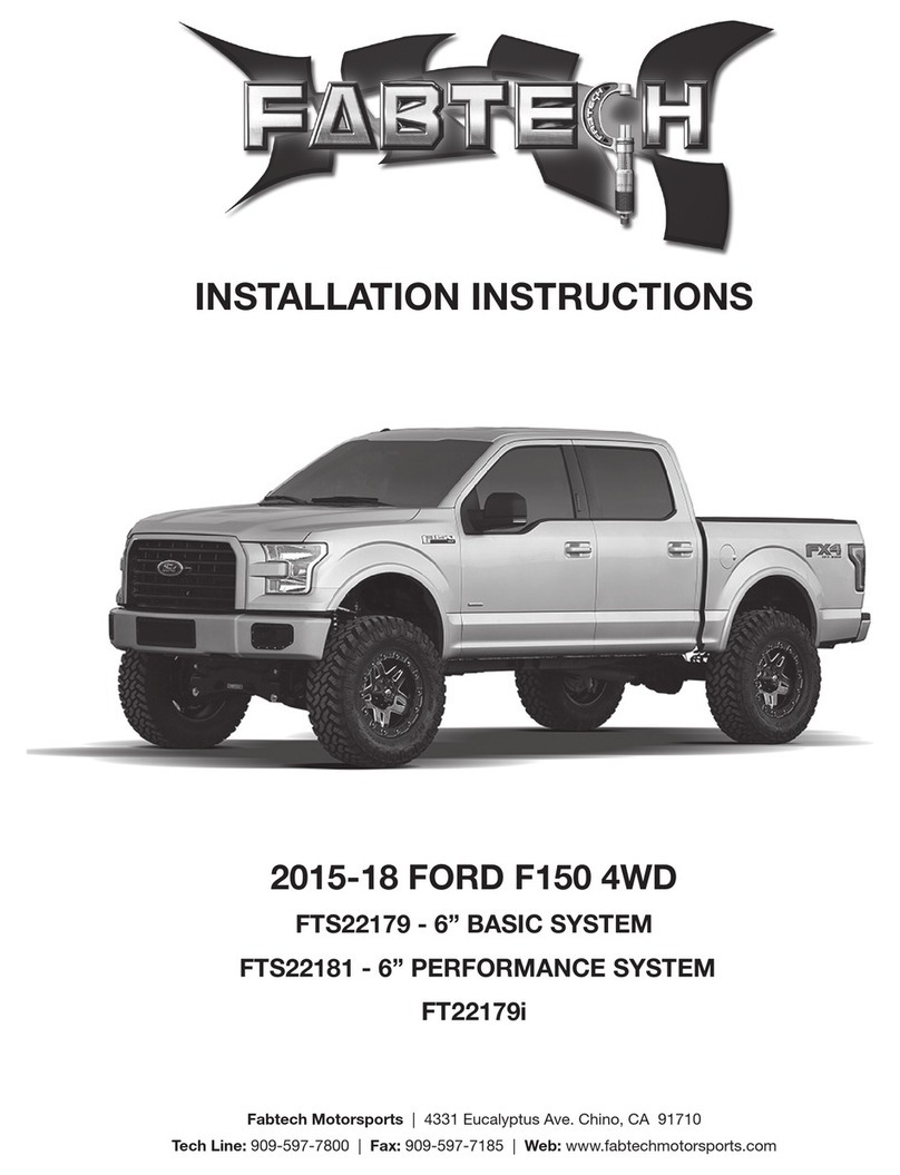 Fabtech FTS22179 User manual