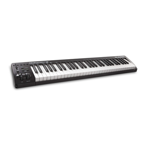 M-Audio KEYSTATION 61 MK3 user guide