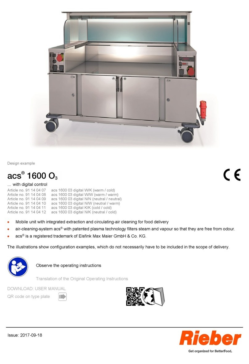 Rieber ACS 1600 O3 Digital User manual